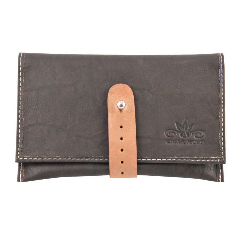 Cigar Must Accessories Tobacco Pouch Big Brown Sand 