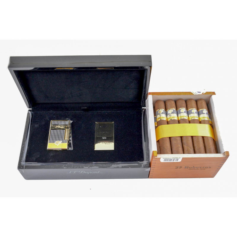 Cohiba Robusto - St.Dupont L2 Le Grand Cohiba Lighter Deal Cohiba Robusto - St.Dupont L2 Le Grand Cohiba Lighter Deal